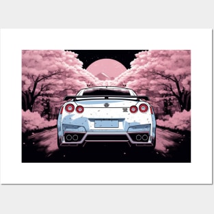 Nissan GTR R35 Sakura Posters and Art